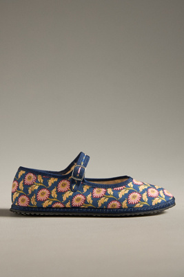 Shop Vibi Venezia Mary Jane Flats In Blue
