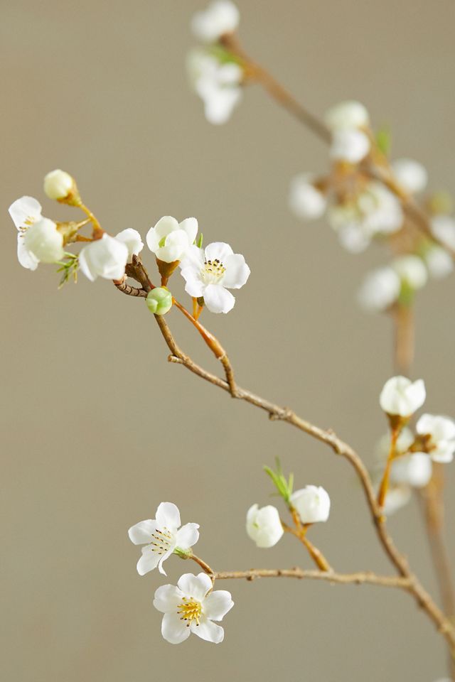 Faux Peach Tree Blossom Spray #1