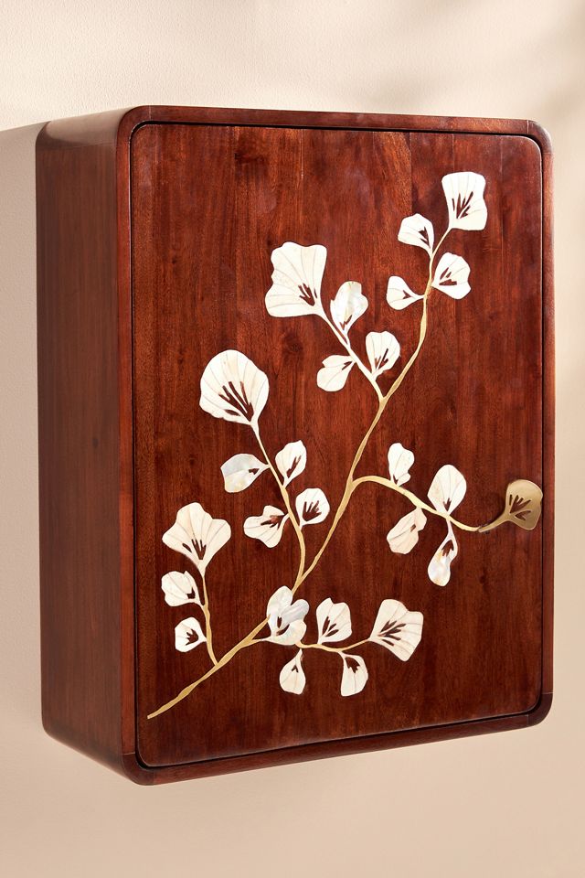 Toulouse Inlay Wall Cabinet | Anthropologie