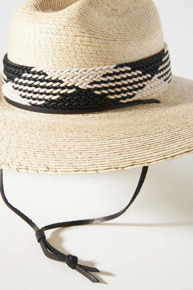 Anthropologie Front-Tie Straw Rancher - black What to wear? We main image 3