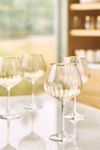Waterfall 24k Gold Accent Red Wine Glasses, Set of 4