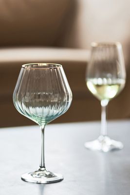 Waterfall Red Wine Glasses, Set of 4