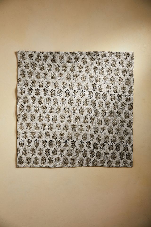 Tulsi Leaf Linen Napkin #1