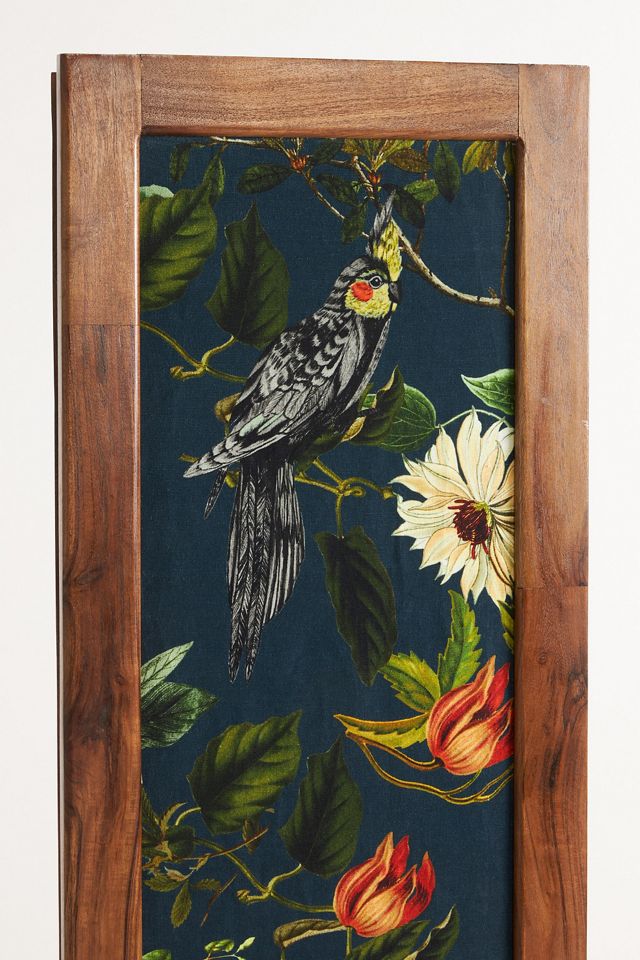 Floral Upholstered Room Divider #4
