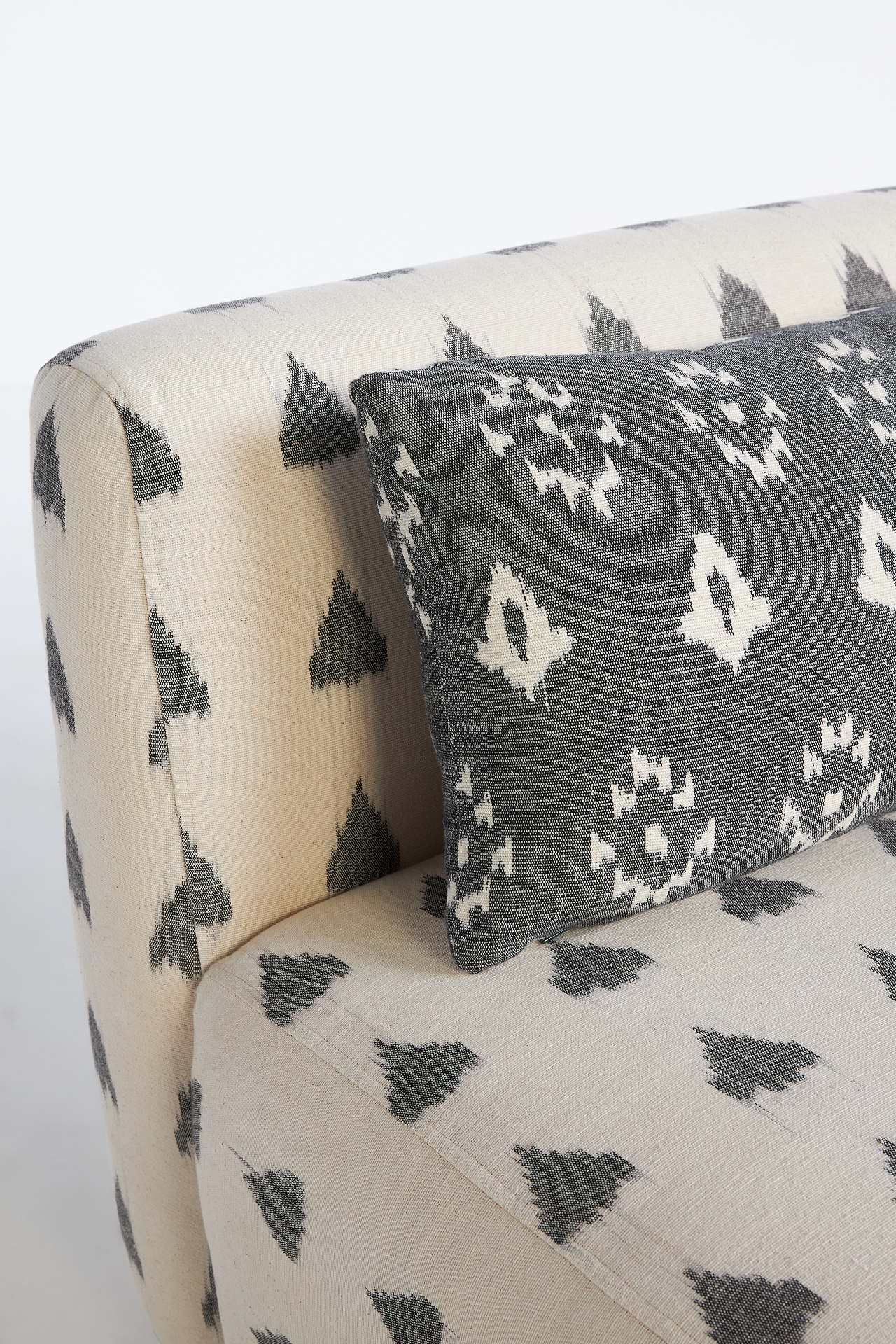 Woven Ikat Kori Armless Chair