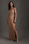 Fame and Partners Arya Jacquard Slip Dress #1