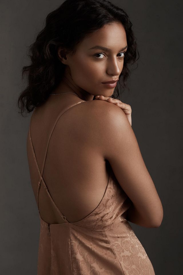 Fame and Partners Arya Jacquard Slip Dress #3