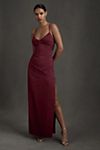 Fame and Partners Arya Jacquard Slip Dress