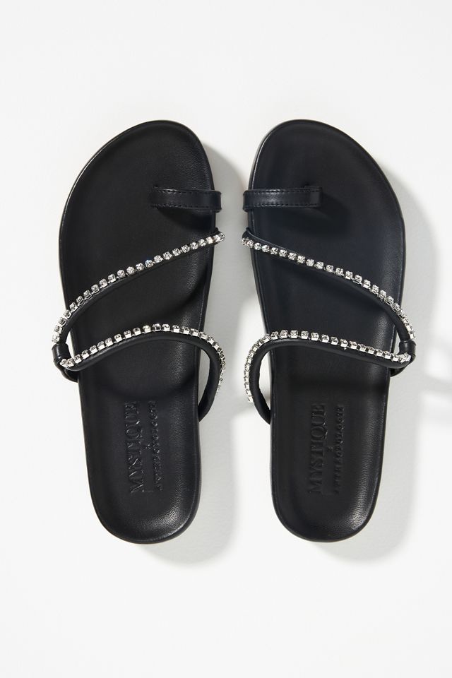 Mystique Kenmore Toe-Loop Gem Sandals #1