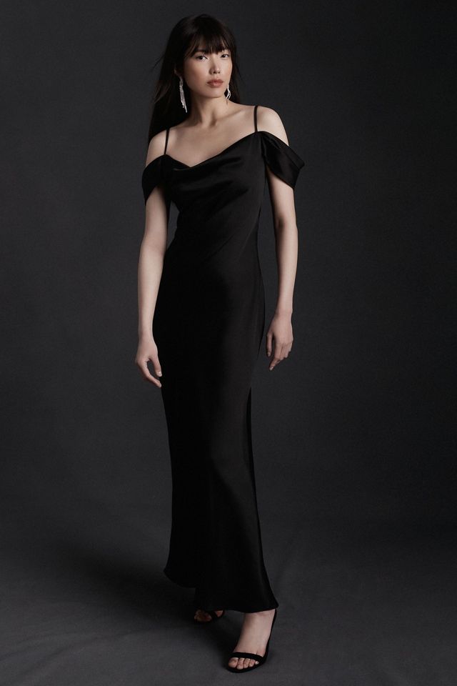 BHLDN Ira Satin Charmeuse Dress #1