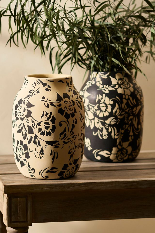Grace Florals Terracotta Vase #2