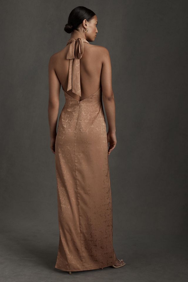 Fame and Partners Chrisley Jacquard Halter Dress #2