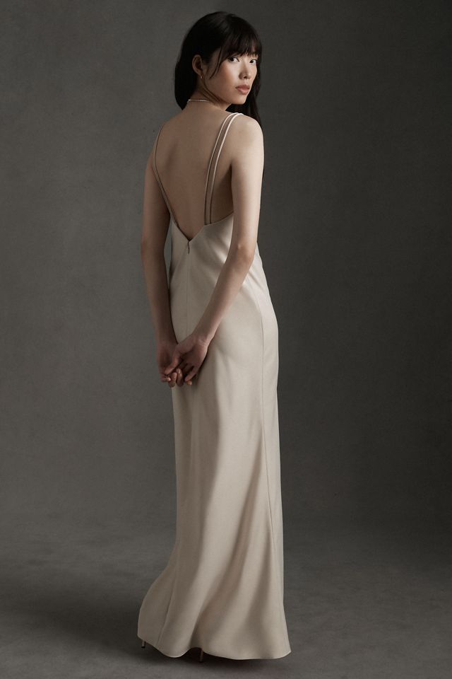 BHLDN Charlie Maxi Slip Dress | Anthropologie
