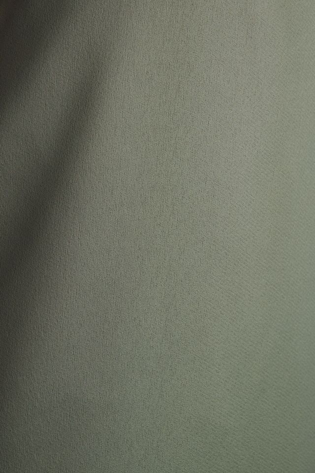 BHLDN Remy Cowl-Neck Faux-Wrap Satin Gown #6