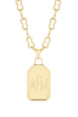 Brook & York Custom Monogram Coin Charm Necklace