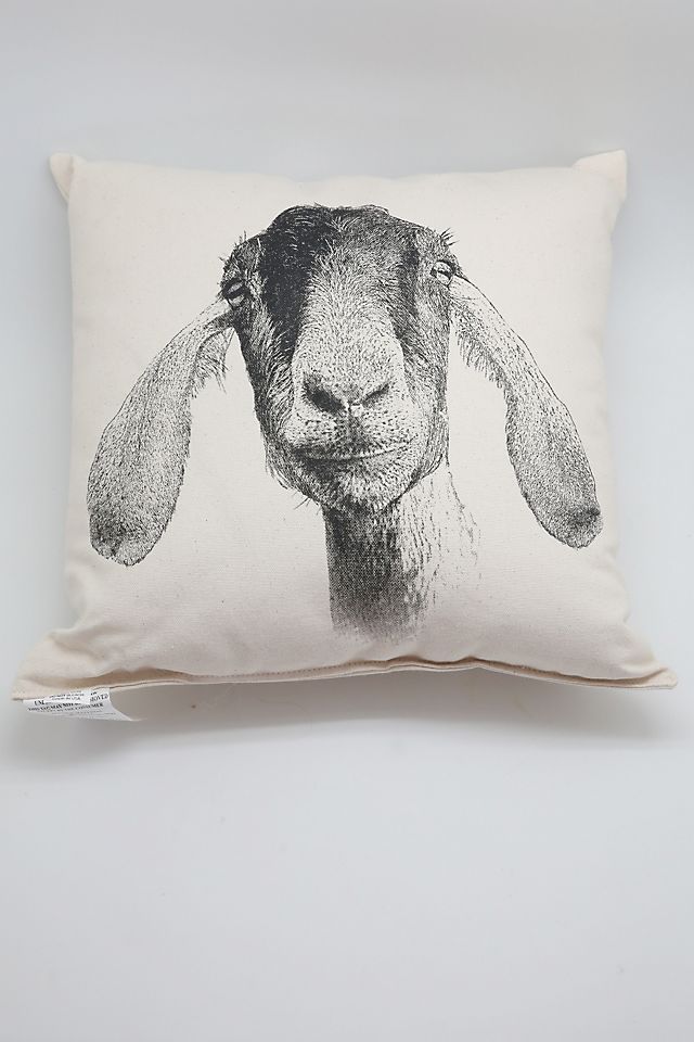 Big Picture Farm Goat Pillow