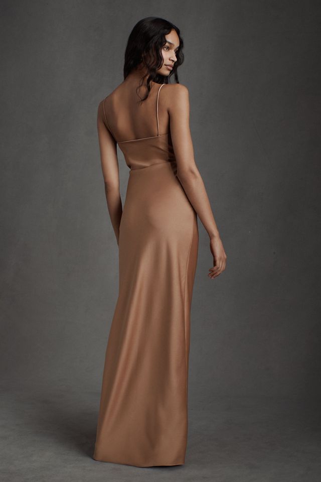 bhldn ira satin charmeuse dress BHLDN | Dresses | Bhldn Ira Satin Charmeuse Dress In Moss