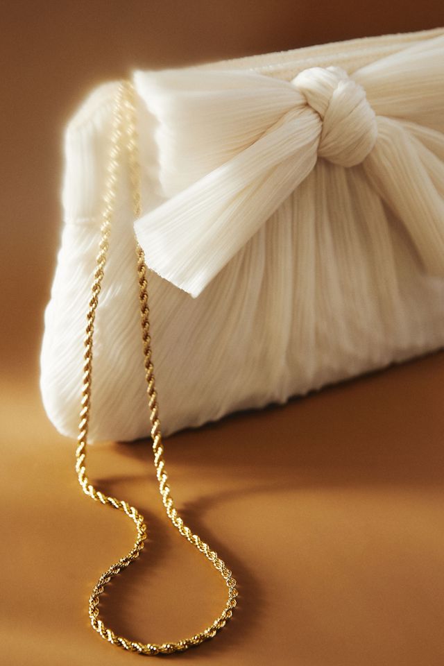 Loeffler Randall Rayne Pearl Bow Clutch #2