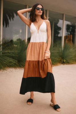 Raya Colorblock Maxi Dress