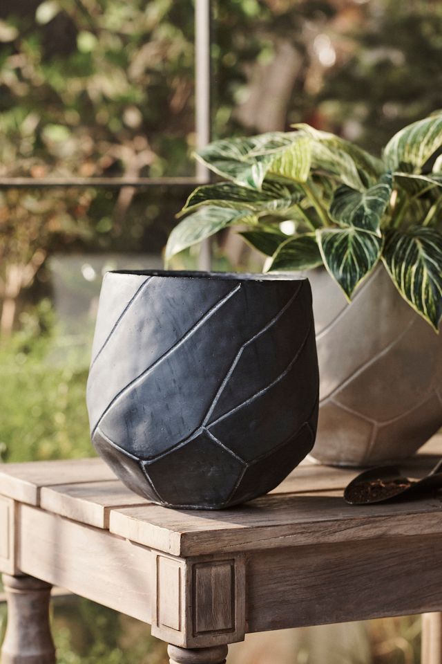Geo Curve Cement Planter, 9 #2