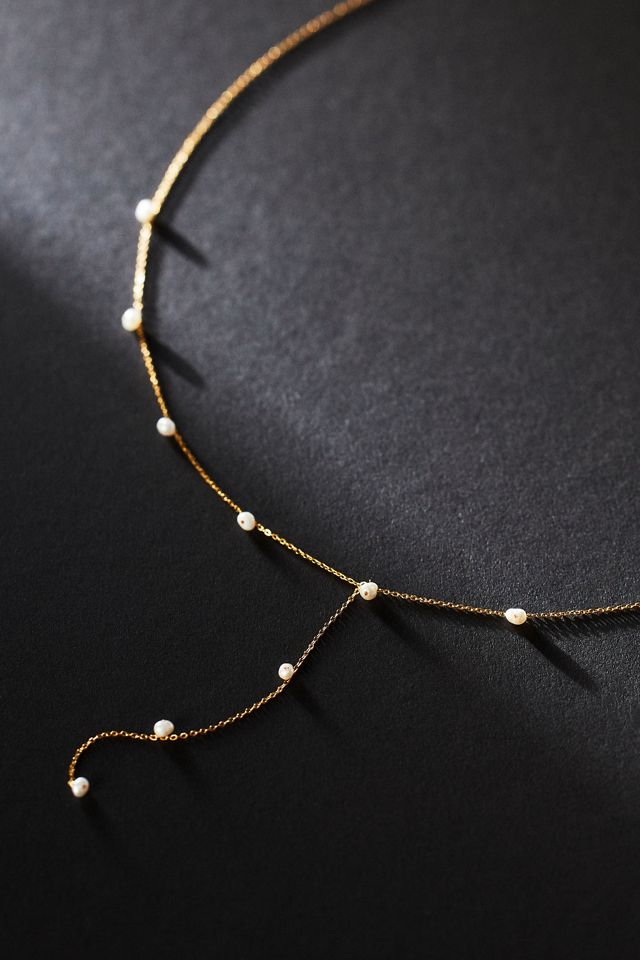 Mini Pearl Drop Necklace #3