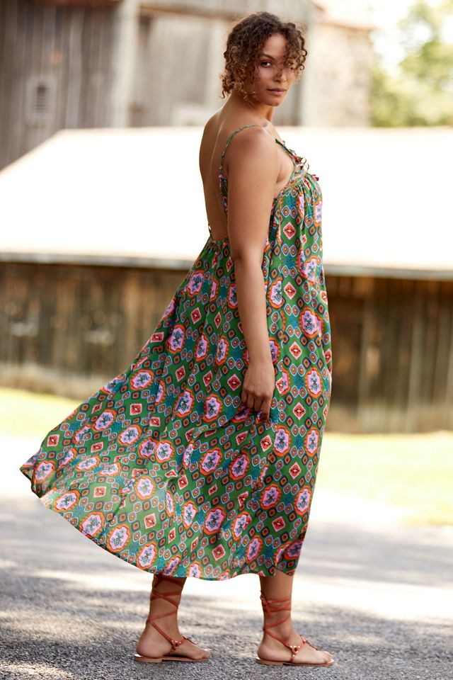 By Anthropologie Drama Beach Midi Dress #8