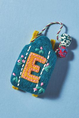 Snow Day Monogram Ornament