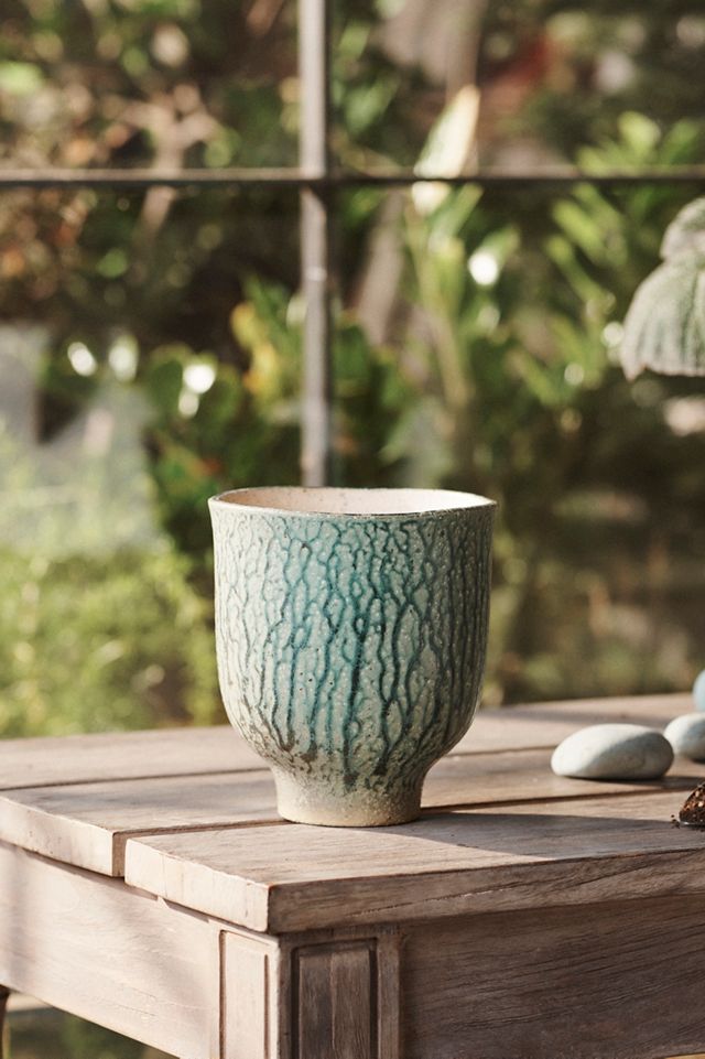 Drippy Ceramic Tulip Planter, 6" #1
