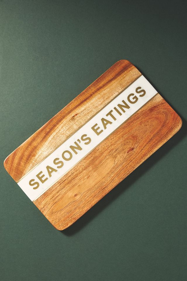 Season's Eatings Marble Cutting Board #1