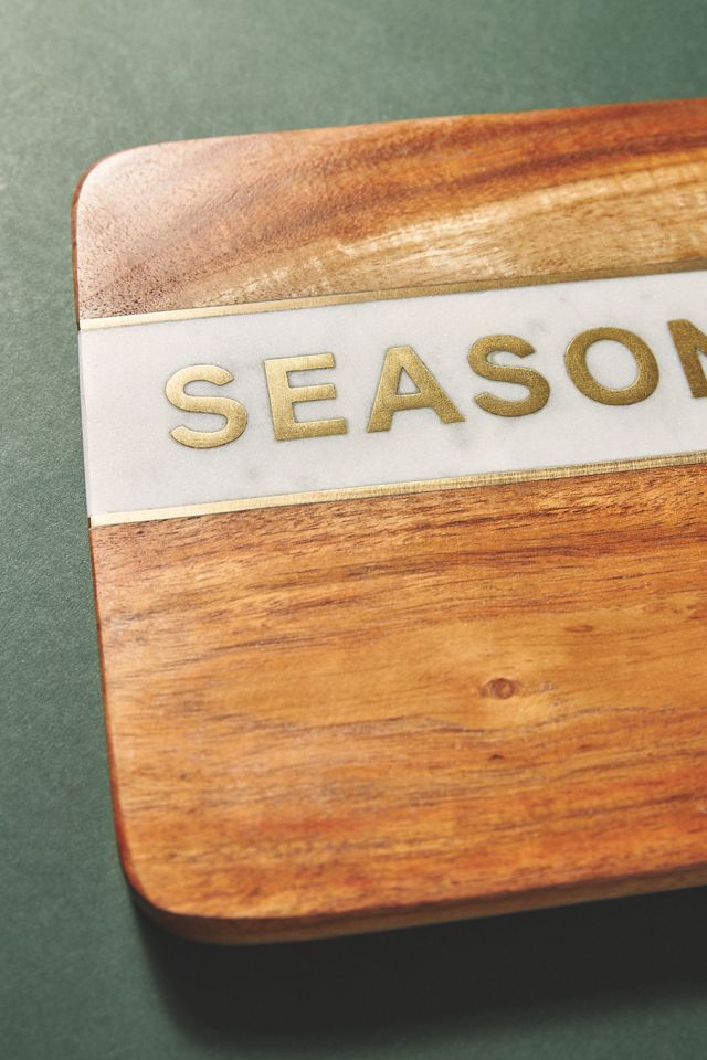 Season's Eatings Marble Cutting Board #2