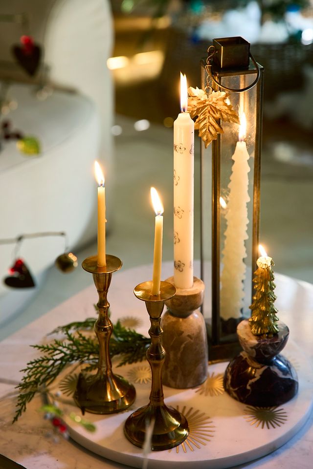 Tree Unscented Taper Candles, Set of 2 #1