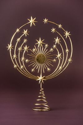 Hedy Gold Metal Tree Topper