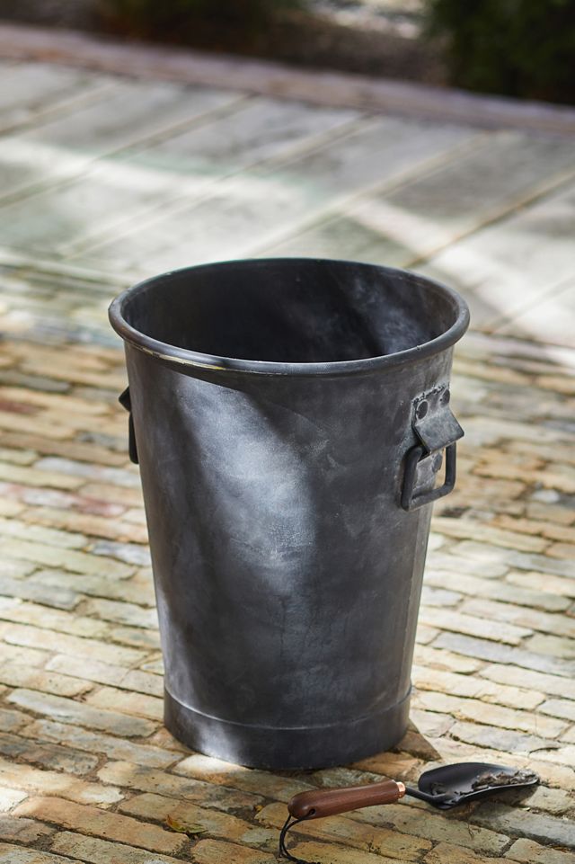 Taper Ring Handle Galvanized Planter, 16" #1