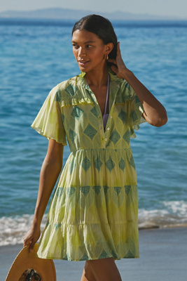 ro's garden vibeka ruffle mini dress Vibeka Ruffle Mini Dress