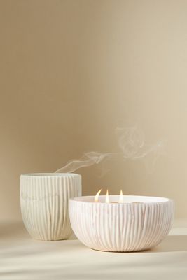 Amber Crystal Candle