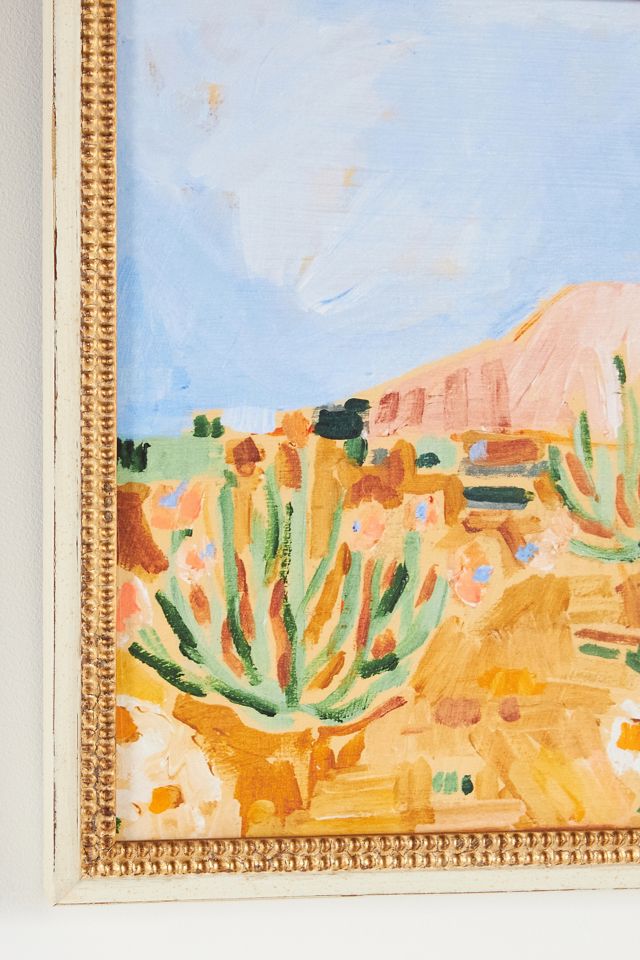 Desert Cactus Flowers Wall Art #1