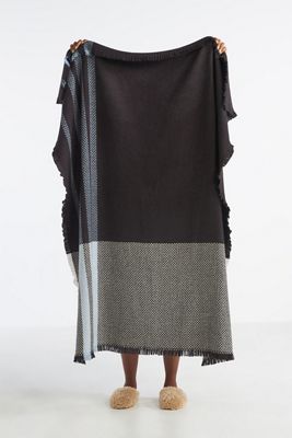 Cashmere Lambswool Throw Blanket