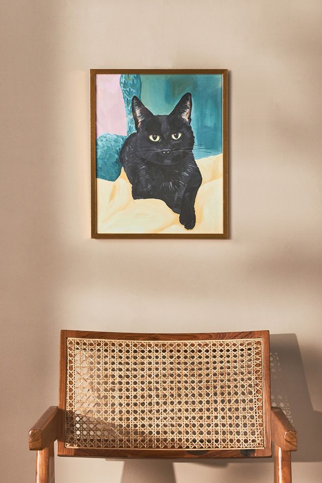 Shadow Cat Wall Art #2