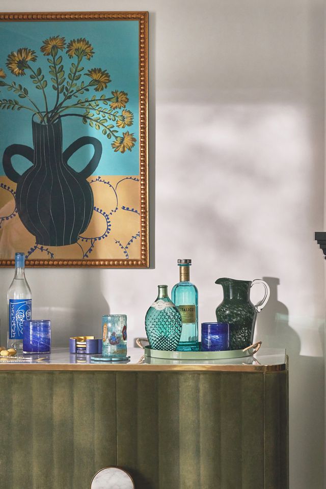 Green Vase Wall Art #4
