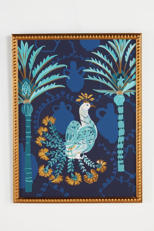 Arabic Bird Wall Art #1