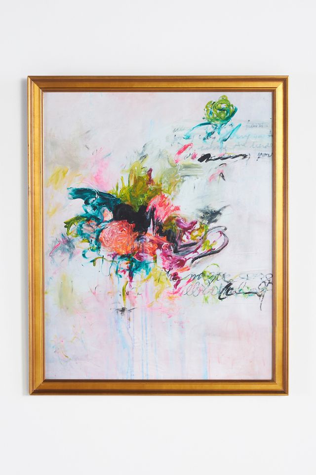 Abstract White Painting Wall Art #1