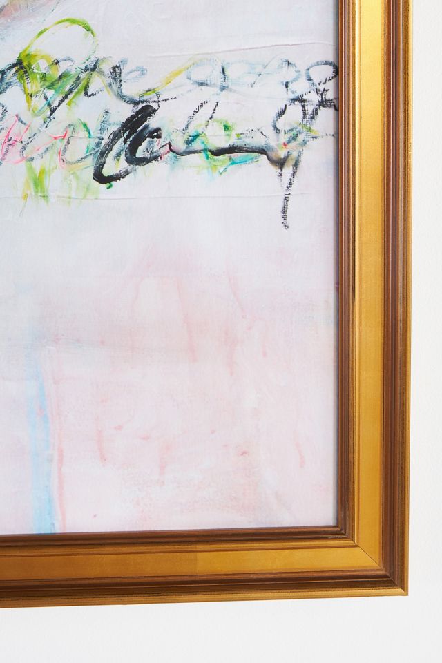 Abstract White Painting Wall Art #2