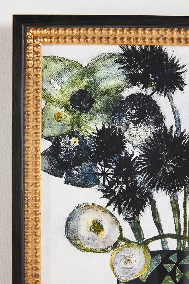 Black Thistle Wall Art #1