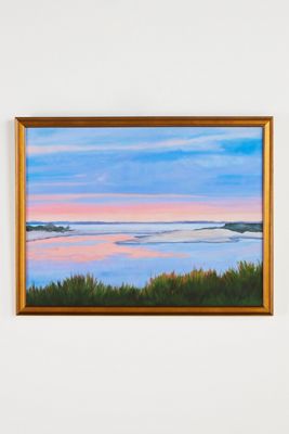 Sunset Waiting for the Hunter Moon Wall Art