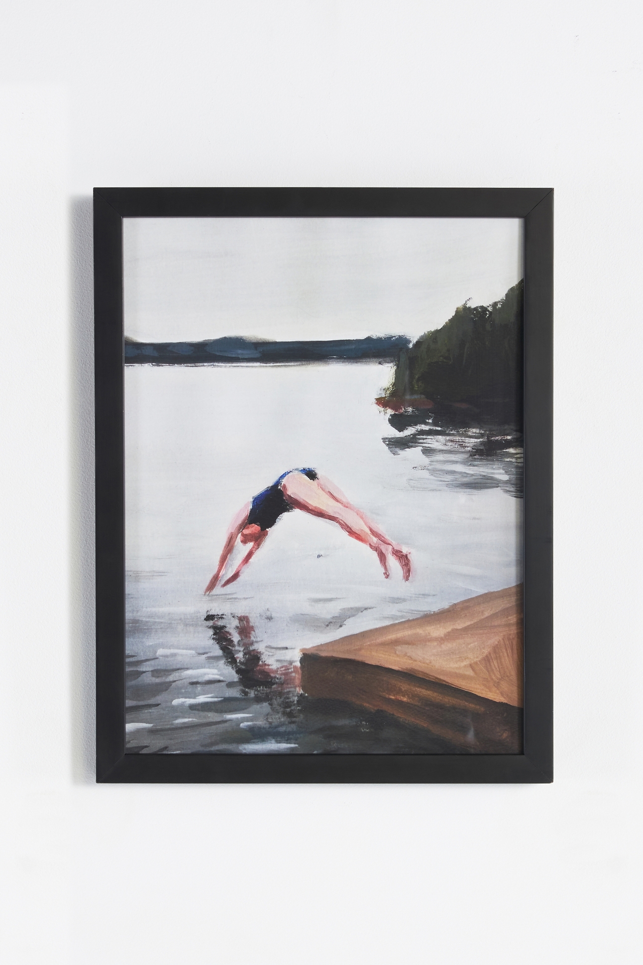 Lake Swimmer Wall Art