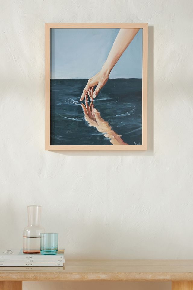 I wish you a kinder sea. Wall Art AnthroLiving