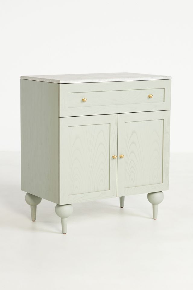 The Fern Marble Top Entryway Cabinet #1