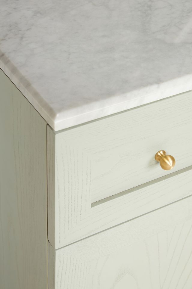The Fern Marble Top Entryway Cabinet #2
