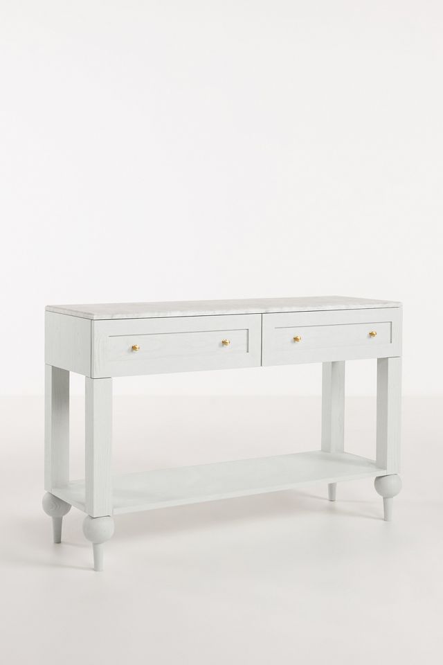 The Fern Marble Top Console  #1