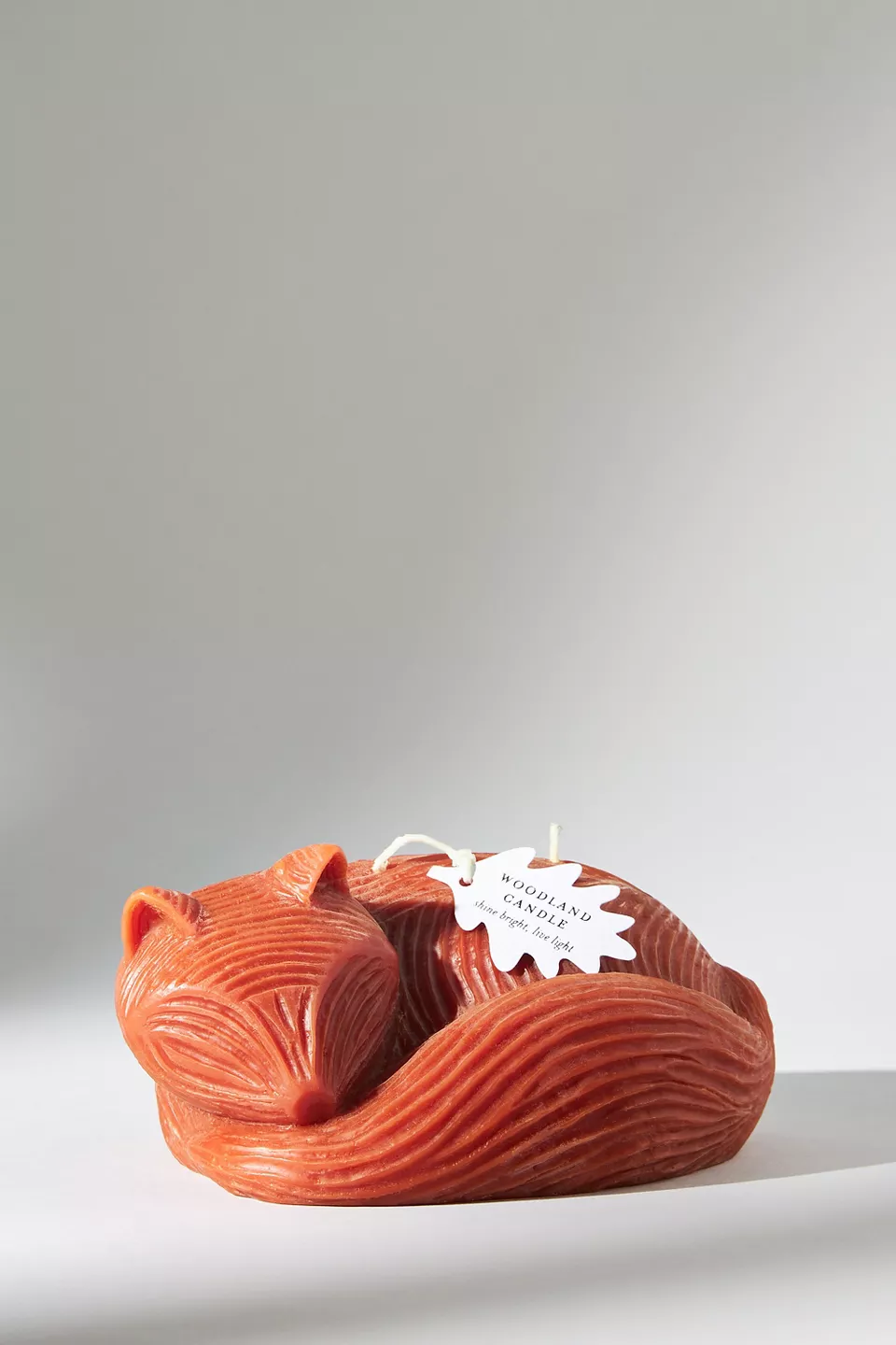 anthropologie.com | Woodland Shaped Wax Candle